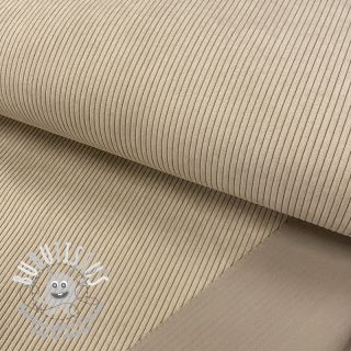 Tissu velours cotelé HUGGY beige