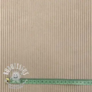 Tissu velours cotelé HUGGY beige