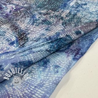 Tissu coton UNIQUE BATIK design I blue