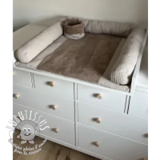 Éponge VELVET BAMBOO taupe