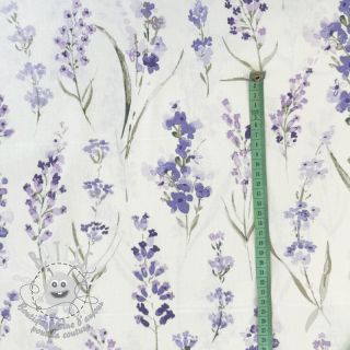 Tissu déco premium Watercolour lavender field