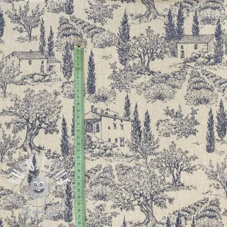 Tissu déco Linenlook Toile de lavender