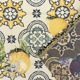 Tissu déco GOBELIN PREMIUM Citrus fruit tales