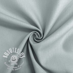 Tissu Popeline de coton pale turquoise