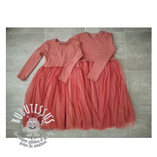 Tulle pour jupe tutu ROYAL SPARKLE rust gold