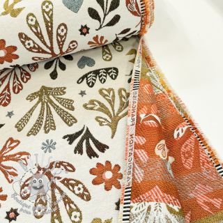 Tissu déco jacquard FIGUERAS allover blanc