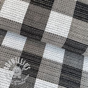 Tissu déco jacquard TWEED allover graphite
