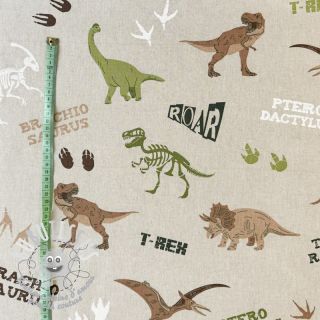 Tissu déco Linenlook DINOSAUR WILD ADVENTURE