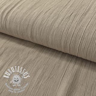 Viscose lin CRINCLE sand