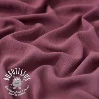 Viscose lin CRINCLE mulberry