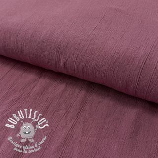 Viscose lin CRINCLE mulberry