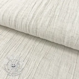 Viscose lin CRINCLE off white