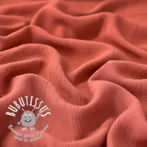 Viscose lin CRINCLE clay