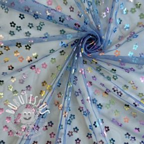 Tulle pour jupe tutu ROYAL FOIL Flower multi