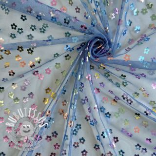 Tulle pour jupe tutu ROYAL FOIL Flower multi