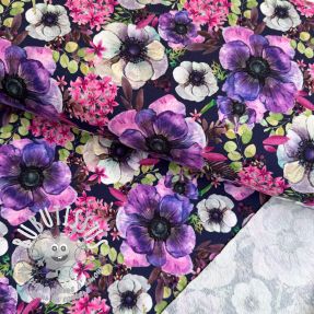 Sweat Violetta flower digital print