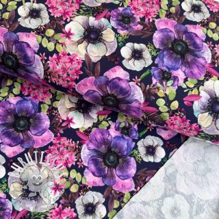 Sweat Violetta flower digital print