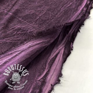 Tissu coton DIRTY WASH Snoozy violet