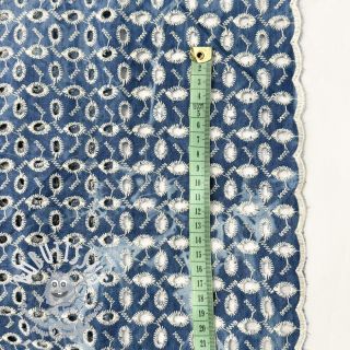 Madeira embroidery TIE DYE DENIM Design B