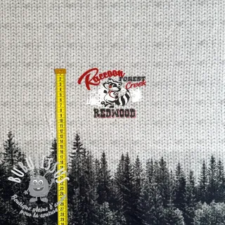 Sweat Redwood black PANEL digital print