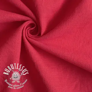 Tissu coton Lin marlboro red