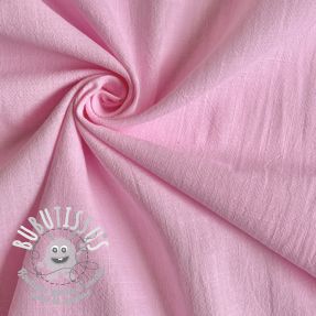 Tissu coton Lin pink