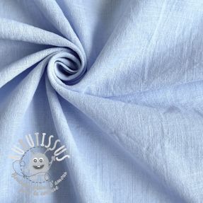 Tissu coton Lin light blue
