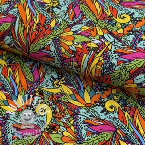 Jersey VISCOSE LYCRA HEAVY Ornamental design C digital print