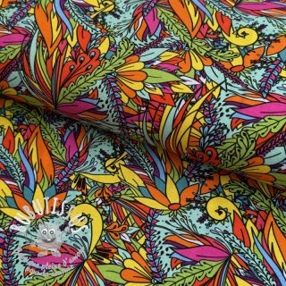 Jersey VISCOSE LYCRA HEAVY Ornamental design C digital print