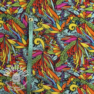 Jersey VISCOSE LYCRA HEAVY Ornamental design C digital print
