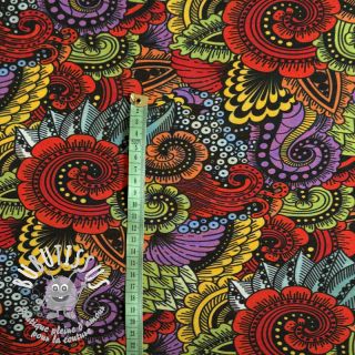 Jersey VISCOSE LYCRA HEAVY Ornamental design A digital print