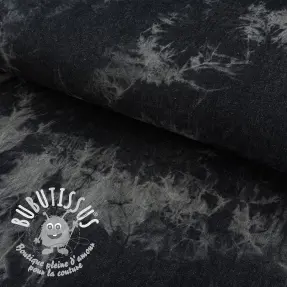 JEANS TIE DYE black