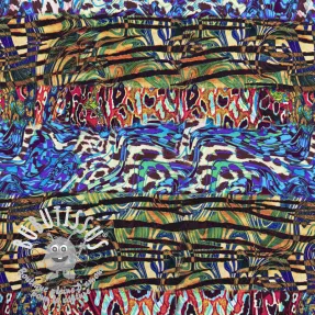 Viscose Dimulti blue digital print