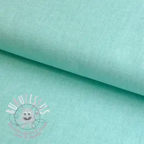 Tissu mélange lin et cotton Fishbone mint