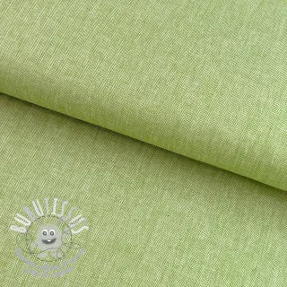 Tissu mélange lin et cotton Fishbone lime