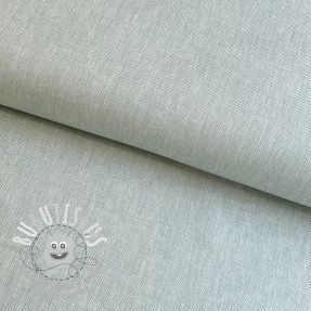 Tissu mélange lin et cotton Fishbone light mint