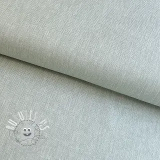 Tissu mélange lin et cotton Fishbone light mint