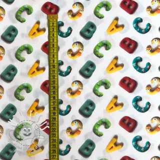 Tissu coton Dino baby design D digital print