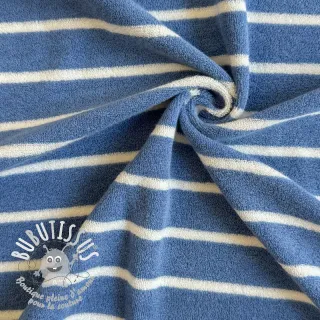 Éponge YARN DYED Stripe BIG light blue