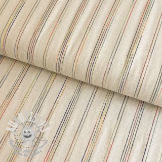 Viscose lin Multi stripe