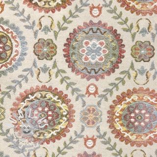 Tissu déco GOBELIN PREMIUM Indian Folk Tapestry