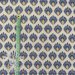 Tissu déco Linenlook Graphic Peacock