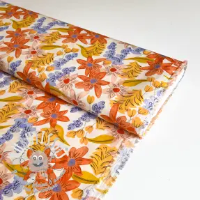 Viscose RADIANCE Old flowers digital print