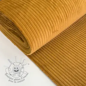Tissu velours cotelé FUTE ocre