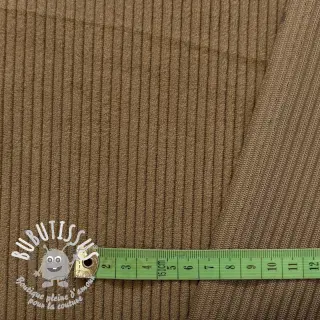 Tissu velours cotelé 6W COTTON TOUCH taupe