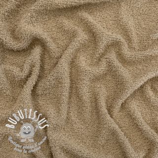 Tissu tricot Paris bouclé beige