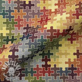 Tissu déco GOBELIN PREMIUM Graphic Puzzle Game