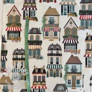 Tissu déco premium Shop Boutique City digital print