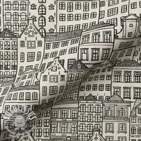Tissu déco Linenlook Townhouse Fine Line