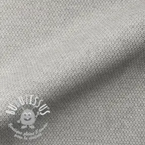 Tissu déco DOBBY Coloured Dot grey